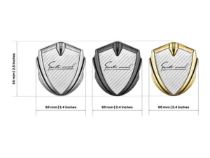 Emblema Metal Badge Tocco High-End Stile Drift